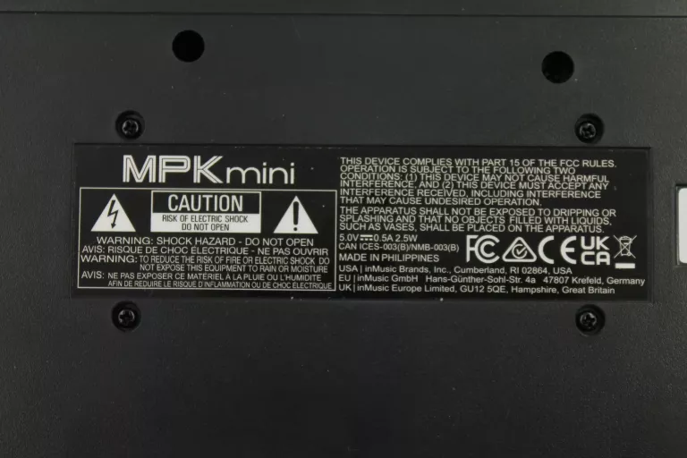 AKAI MPK MINI MKIII KLAWIATURA STERUJĄCA KOMPLET