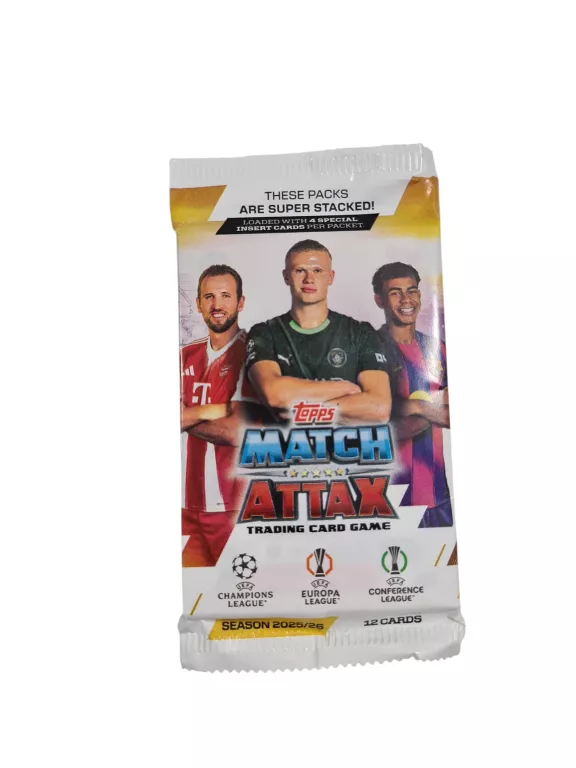 TOPPS MATCH ATTACK SASZETKA 12 KART 2025/2026
