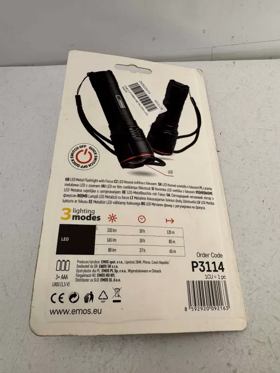 LATARKA METALOWA LED EMOS