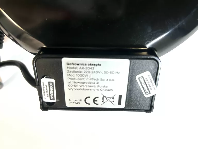 GOFROWNICA AK-2043 OPAKOWANIE