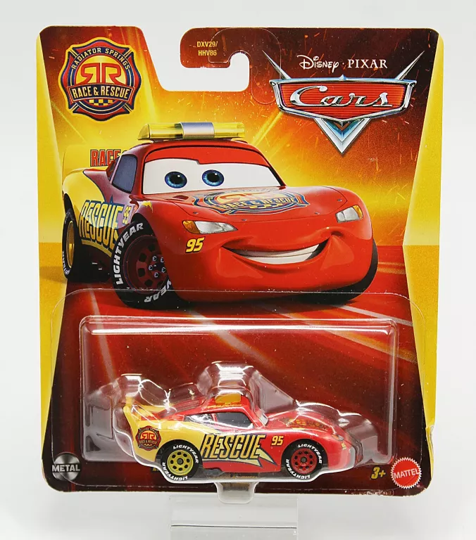AUTKO DISNEY PIXAR CARS LIGHTNING MCQUEEN RESCUE 95 (DXV29/HHV86)