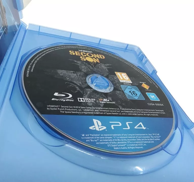GRA PS4 INFAMOUS SECOND SON - POLSKA WERSJA JĘZYKOWA