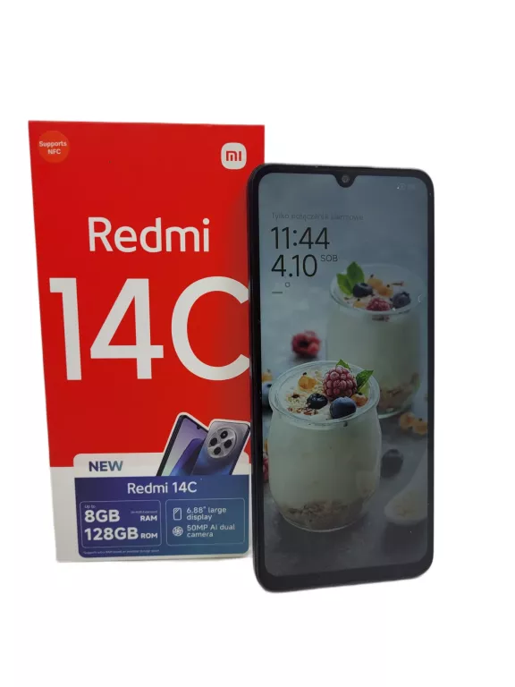 TELEFON XIAOMI REDMI 14C CZARNY KOMPLET SYMBOL L