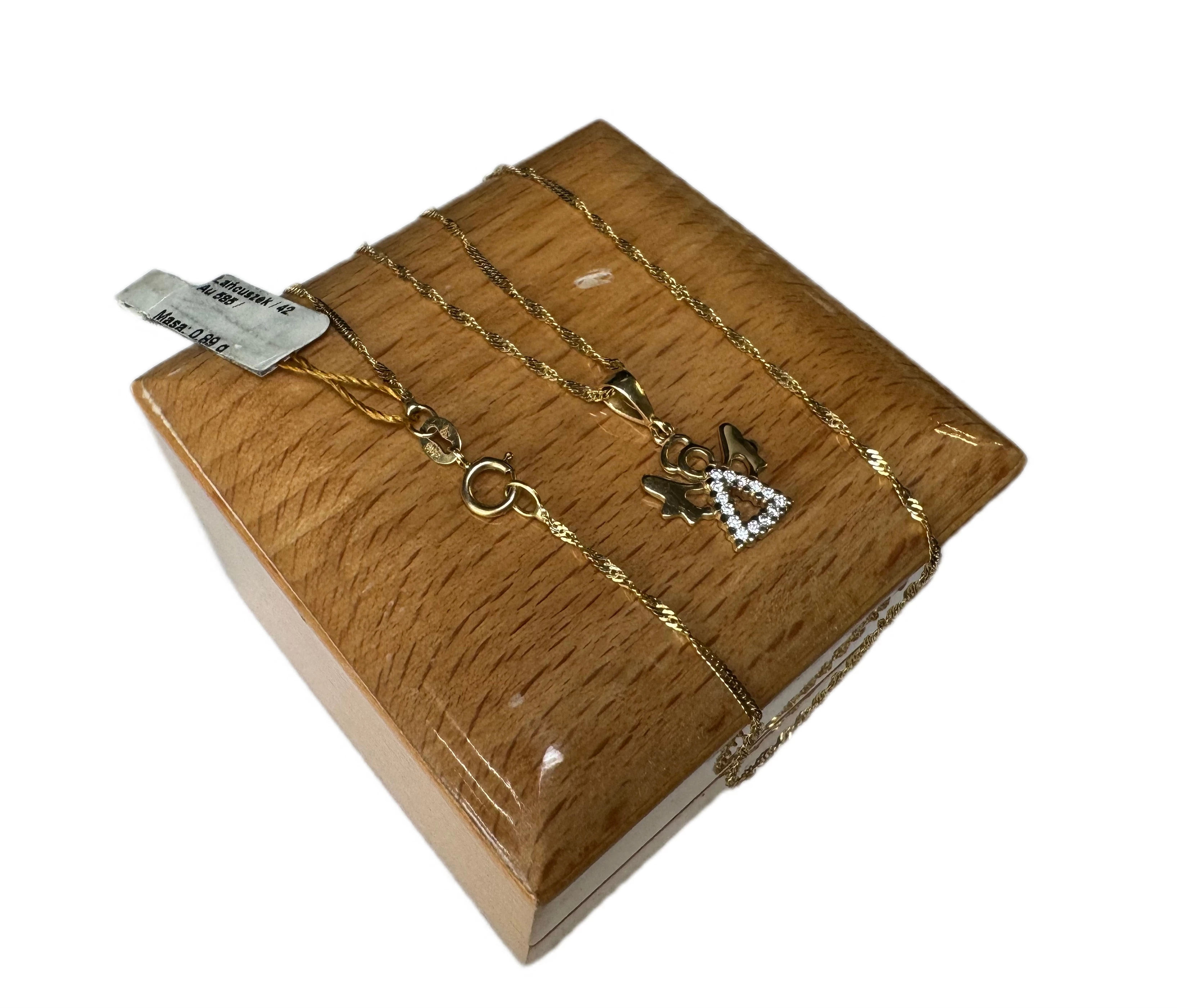 zloty-lancuszek-z-zawieszka-proby-585-dl42cm-stan-11323-2