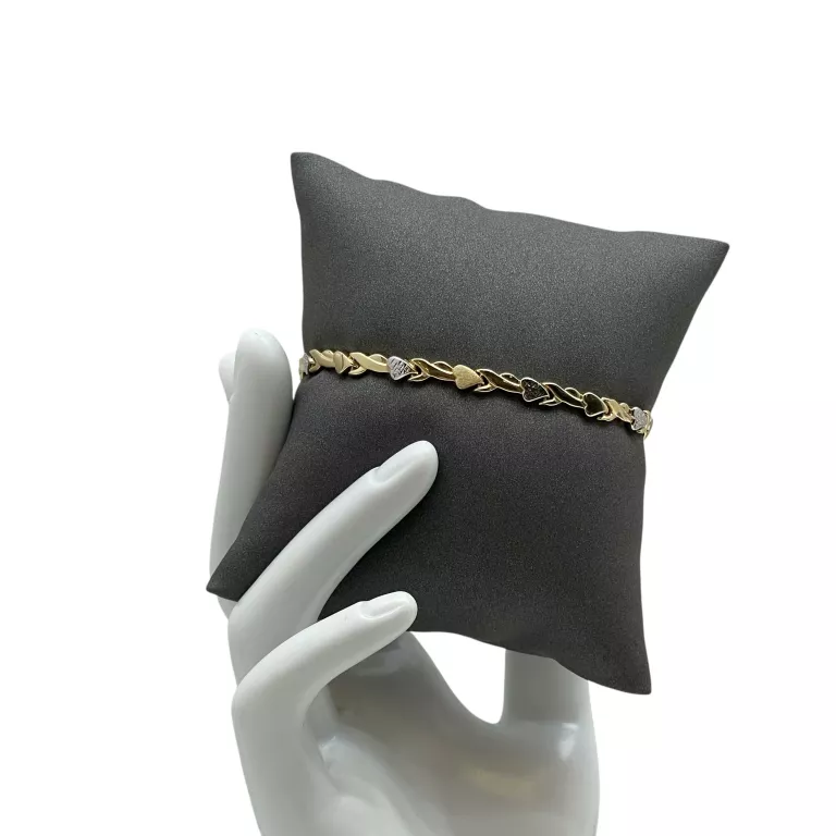 ZŁOTA BRANSOLETKA AU585 | R. 19 | 3,93 G