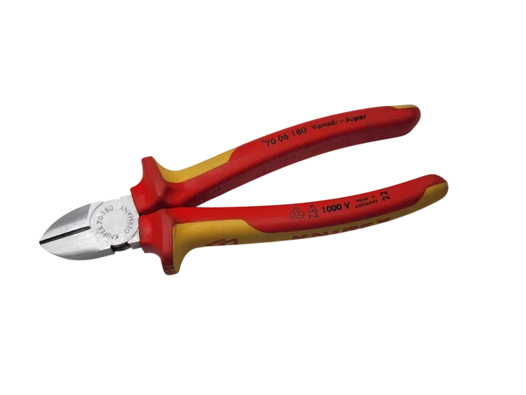 SZCZYPCE TNĄCE BOCZNE IZOLOWANE VDE 180 MM KNIPEX 7006180