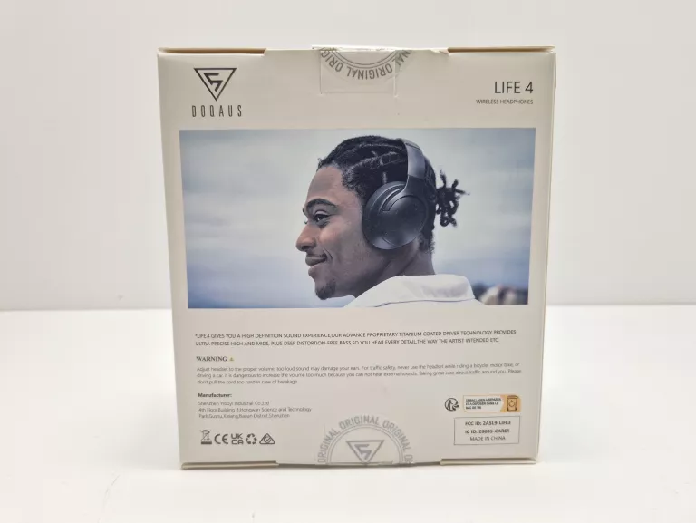 SŁUCHAWKI BEZPRZEWODOWE NAUSZNE BLUETOOTH DOQUAS LIFE 4