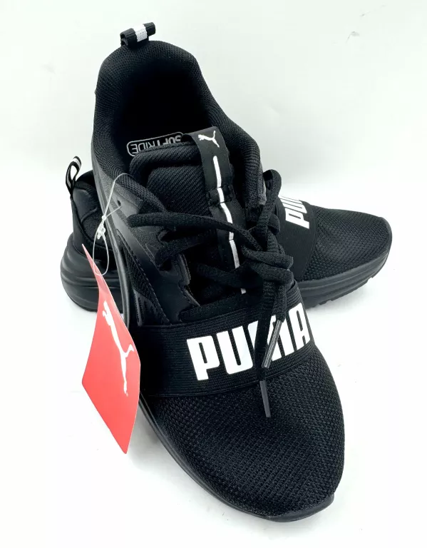 BUTY MŁODZIEŻOWE SPORTOWE PUMA SOFTRIDE WIRED 2 JR 40150501 CZARNE 38