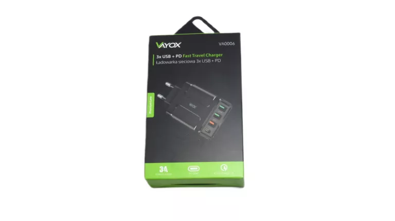 ŁADOWARKA SIECIOWA USB 3.0 VAYOX VA0006