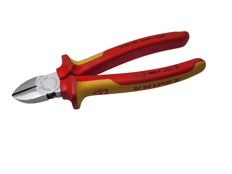 SZCZYPCE TNĄCE BOCZNE IZOLOWANE VDE 180 MM KNIPEX 7006180