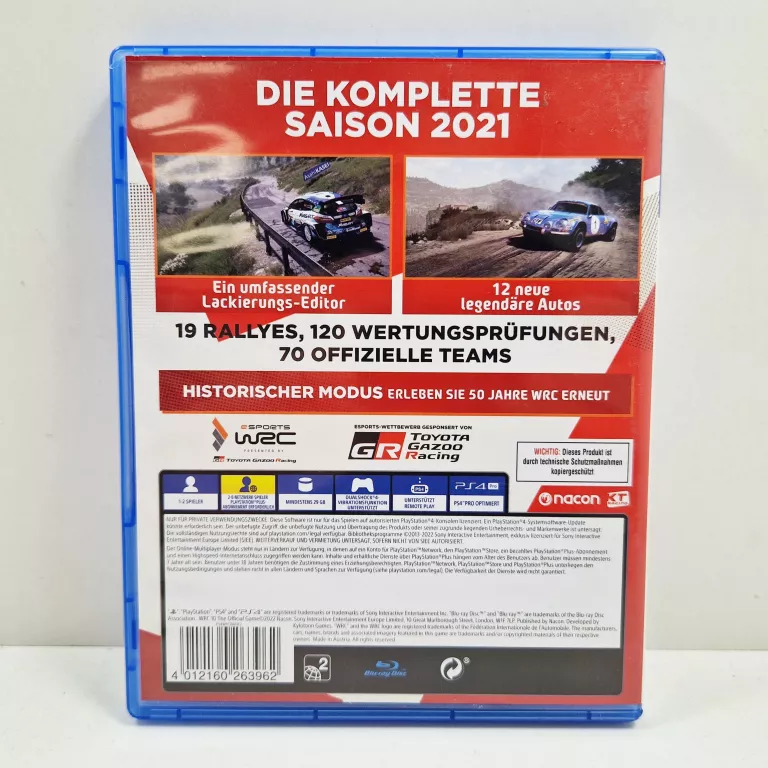 GRA WRC 10 THE OFFICIAL GAME PS4