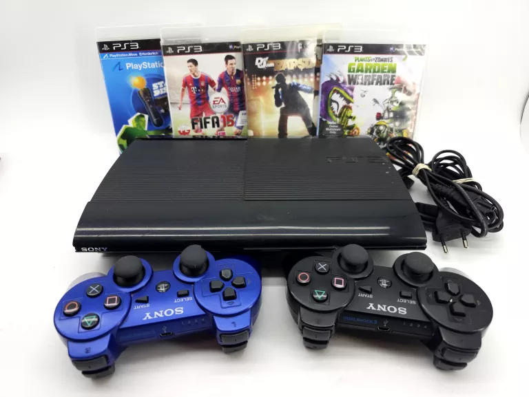 KONSOLA PS3 500GB + 2 PADY GRY