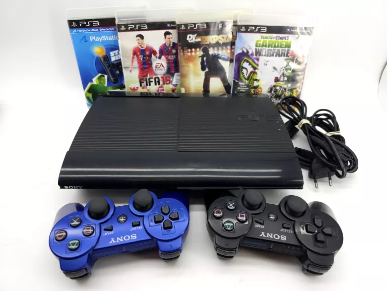 KONSOLA PS3 500GB + 2 PADY GRY