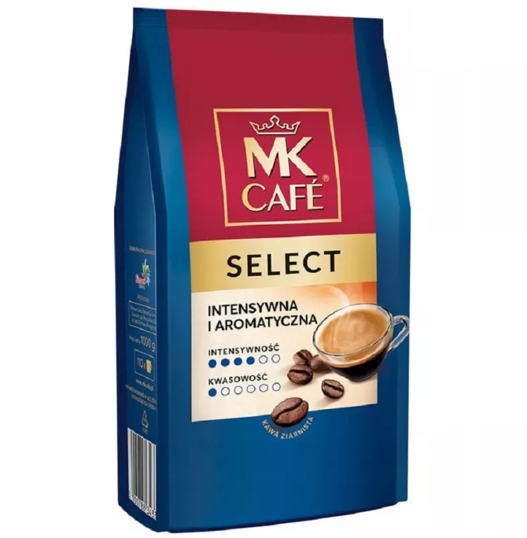 KAWA ZIARNISTA MIESZANA MK CAFE SELECT 1000 G 5900788146530