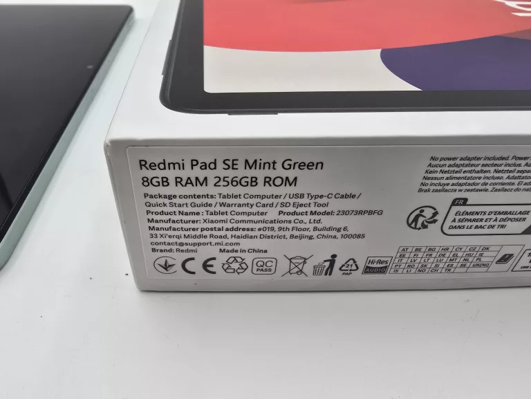 TABLET XIAOMI REDMI PAD SE 11" 8 GB / 256 GB ZIELONY