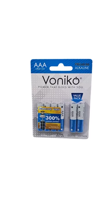 BATERIA AAA VONIKO 6SZT