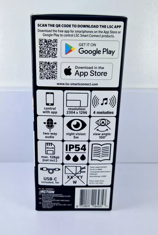 WIDEOWIZJER DOMOFON LSC SMART CONNECT