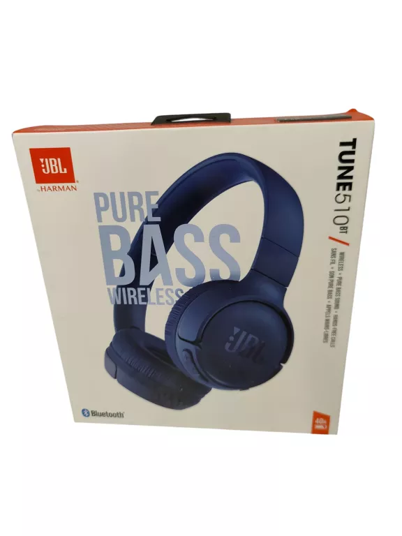 SŁUCHAWKI BEZPRZEWODOWE NAUSZNE JBL TUNE 510BT