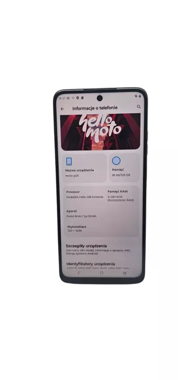 TELEFON MOTO G05 4GB / 128GB PLUM RED