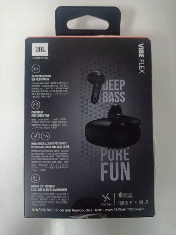 SŁUCHAWKI DOUSZNE BLUETOOTH JBL WAVE FLEX W PUDEŁKU