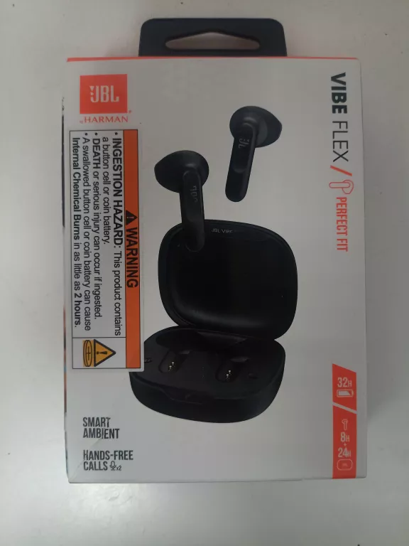 SŁUCHAWKI DOUSZNE BLUETOOTH JBL WAVE FLEX W PUDEŁKU