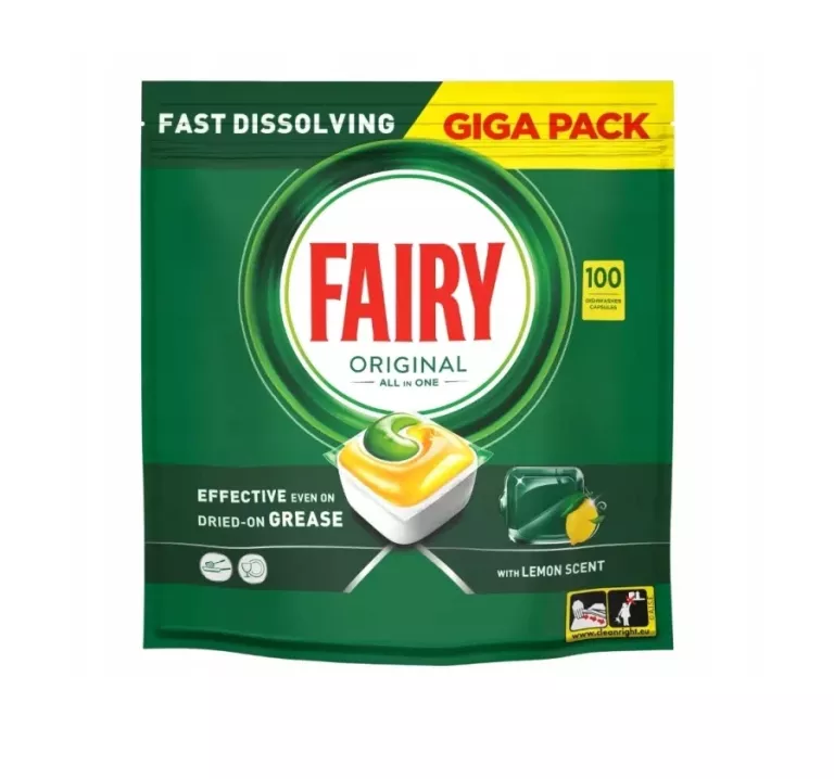 KAPSUŁKI DO ZMYWARKI ALL IN ONE (WSZYSTKO W JEDNYM) FAIRY 100 SZT.