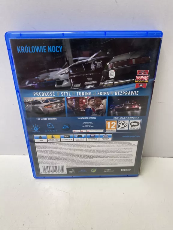 NEED FOR SPEED PS4