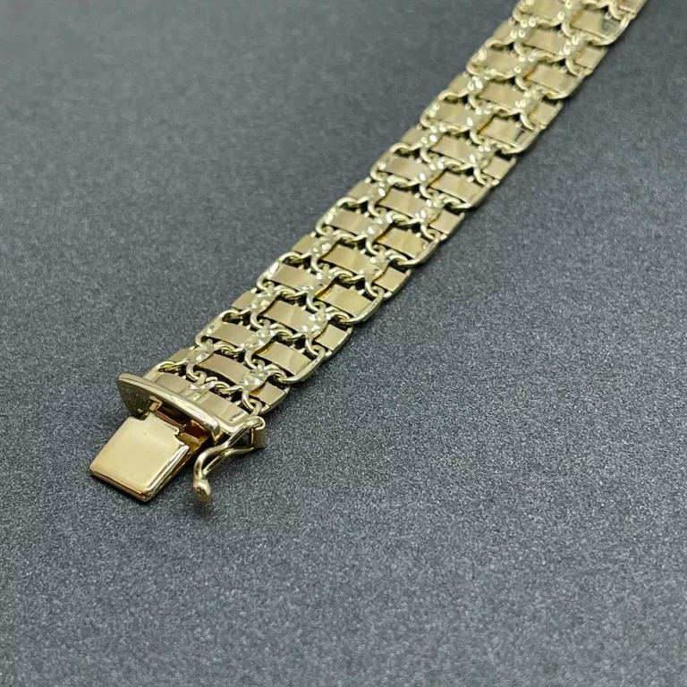 ZŁOTA BRANSOLETKA AU585 | R. 20 | 12,67