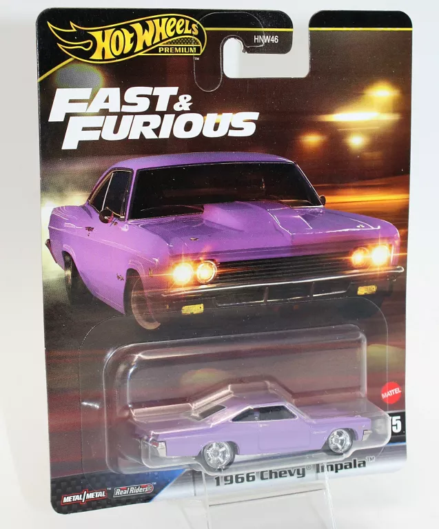 AUTKO HOT WHEELS PREMIUM FAST AND FURIOUS 1966 CHEVY IMPALA (JBL95)