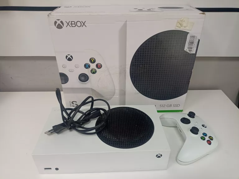 KONSOLA XBOX SERIES S 512GB W PUDEŁKU Z PADEM