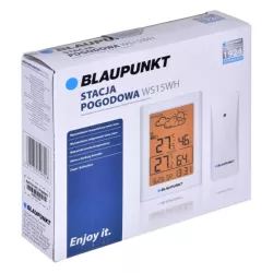 STACJA POGODOWA BLAUPUNKT WS15WH Z CZUJNIKIEM ZEWNĘTRZNYM BIAŁA
