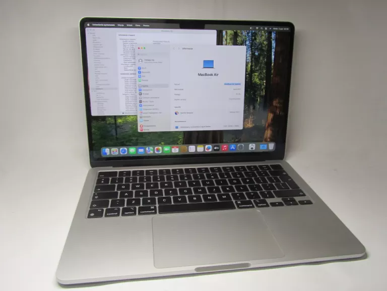 APPLE MACBOOK AIR M2 A2681 13,6 M2 8GB RAM 256GB SSD ZESTAW