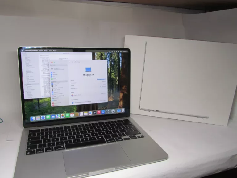 APPLE MACBOOK AIR M2 A2681 13,6 M2 8GB RAM 256GB SSD ZESTAW