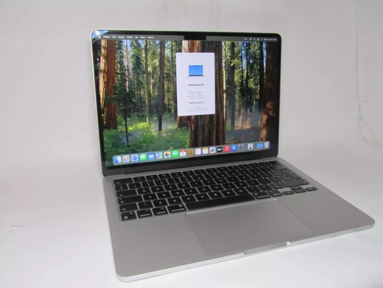 APPLE MACBOOK AIR M2 A2681 13,6 M2 8GB RAM 256GB SSD ZESTAW