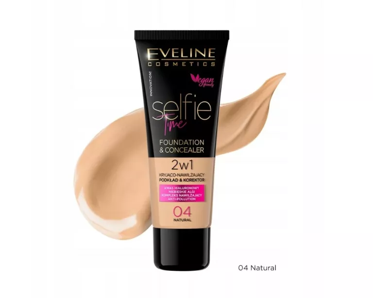 EVELINE COSMETICS SELFIE TIME PODKŁAD I KOREKTOR NO 04 - NATURAL
