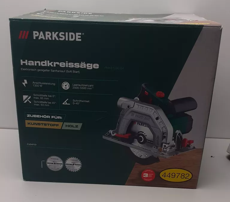 PARKSIDE PILARKA RĘCZNA, 1350 W, PHKS 1350 E4 PUDEŁKO