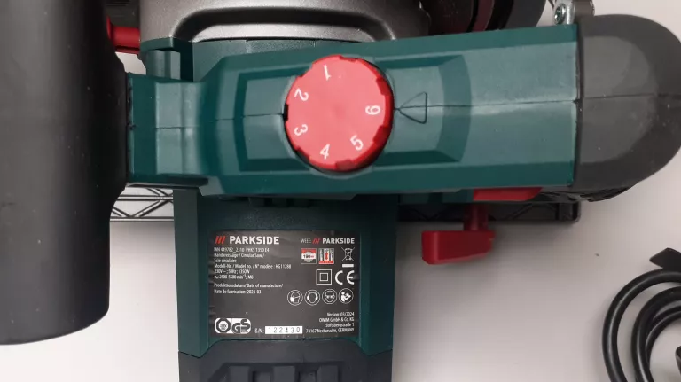 PARKSIDE PILARKA RĘCZNA, 1350 W, PHKS 1350 E4 PUDEŁKO