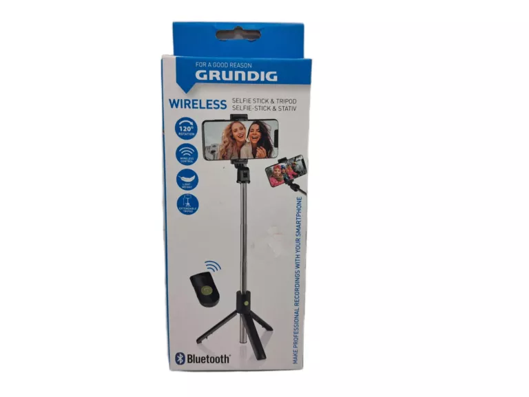 GRUNDIG - UCHWYT DO SMARTFONA SELFIE STICK BT 80 CM