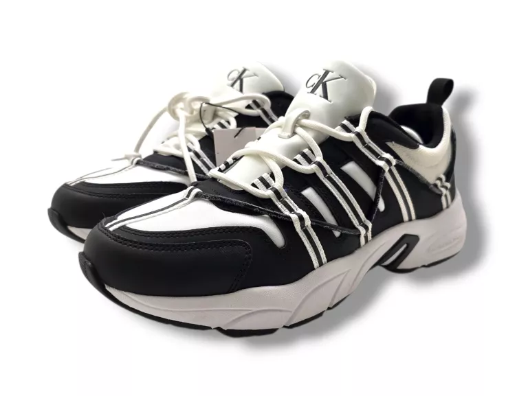 CALVIN KLEIN SNEAKERSY YM0YM00918 BIAŁY 41/26CM