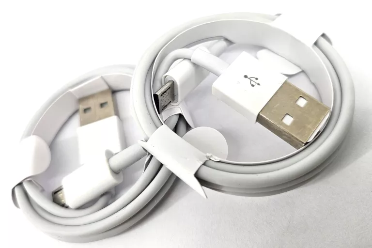 KABEL USB B MICRO USB 1M BIAŁY