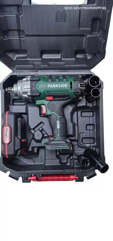 PARKSIDE KLUCZ UDAROWY PASSK 20-LI C3 + BATERIA + WALIZKA