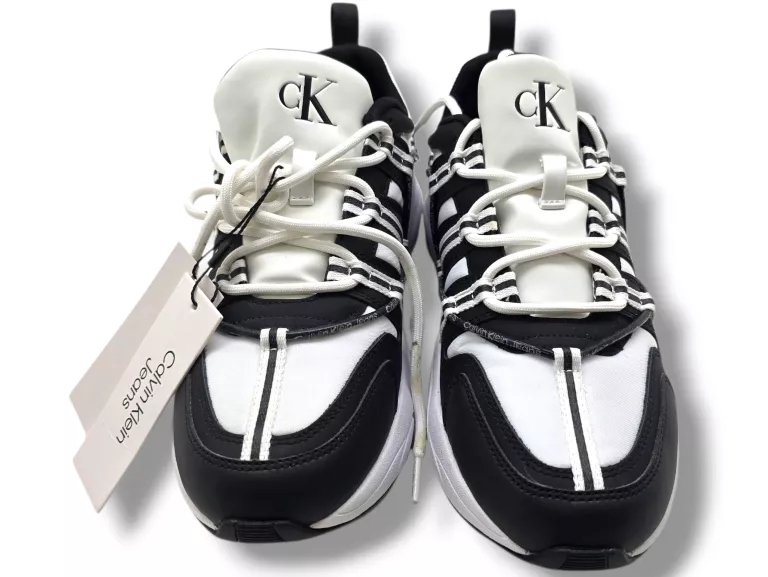 CALVIN KLEIN SNEAKERSY YM0YM00918 BIAŁY 41/26CM