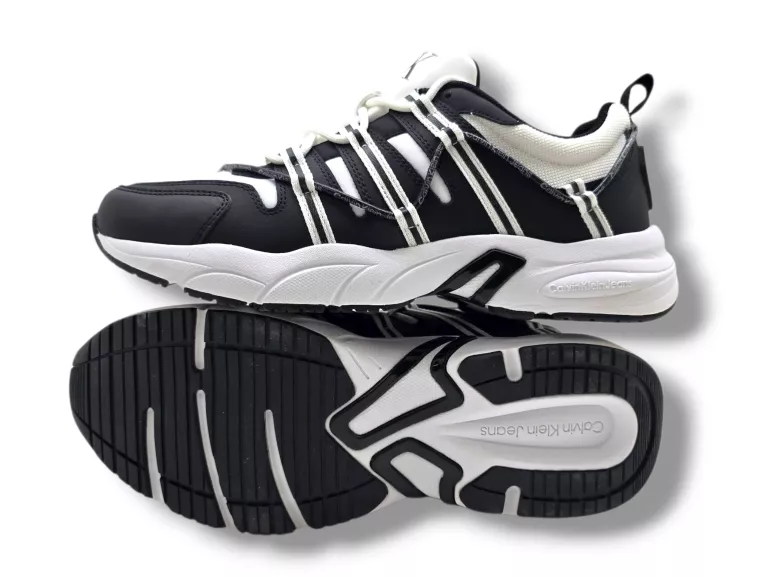 CALVIN KLEIN SNEAKERSY YM0YM00918 BIAŁY 41/26CM