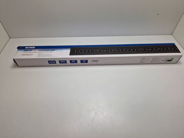 NICREW RGB+W 24/7ŚWIATŁO AKWARIOWE Z PILOTEM I FUNKCJĄ TIMERA 90-110CM