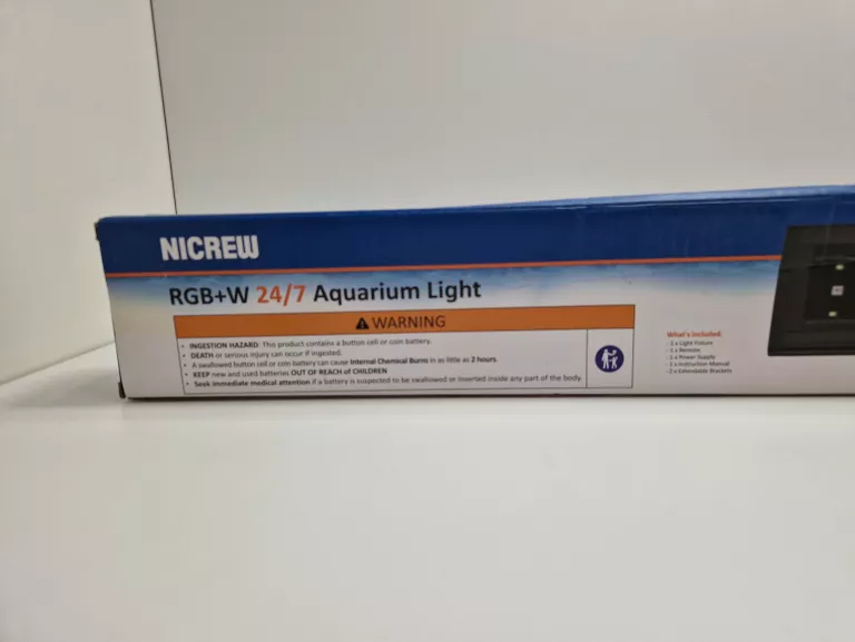 NICREW RGB+W 24/7ŚWIATŁO AKWARIOWE Z PILOTEM I FUNKCJĄ TIMERA 90-110CM