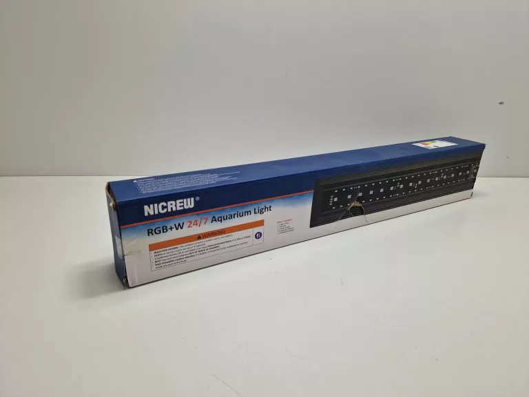 NICREW RGB+W 24/7 ŚWIATŁO AKWARIOWE Z PILOTEM I FUNKCJĄ TIMERA 60-70CM