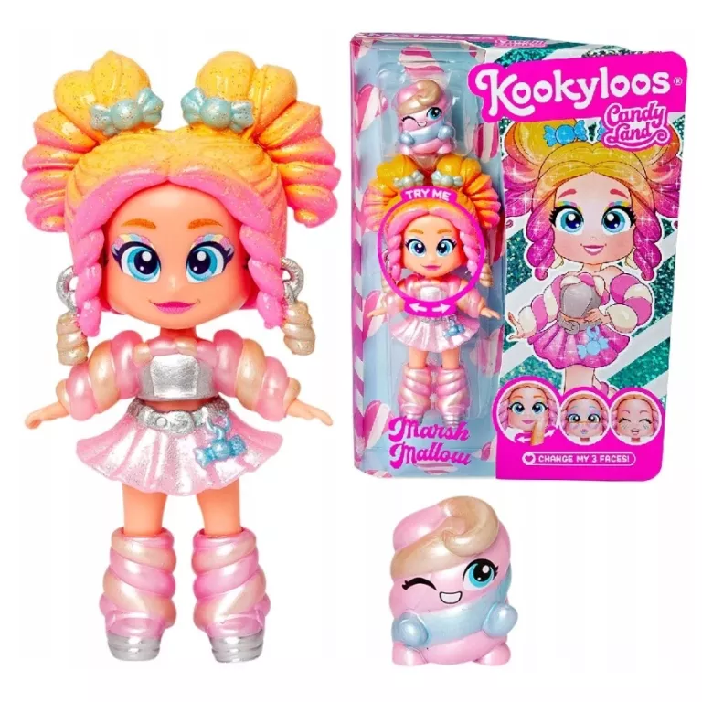 KOOKYLOOS SERIA CANDY LAND LALKA LALECZKA FIGURKA MARSH MALLOW