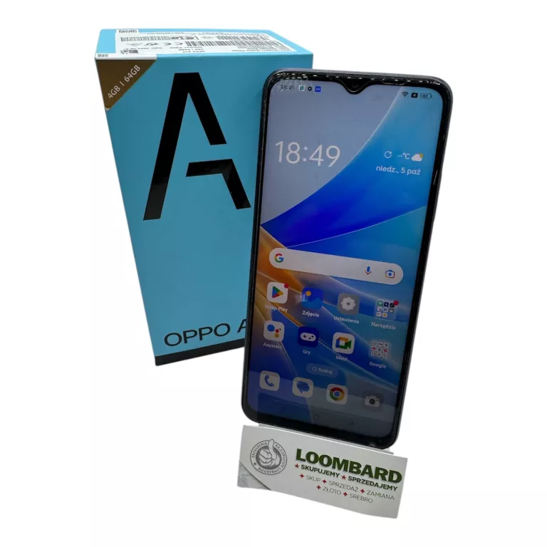 TELEFON OPPO A17 4/64 GB KOMPLET