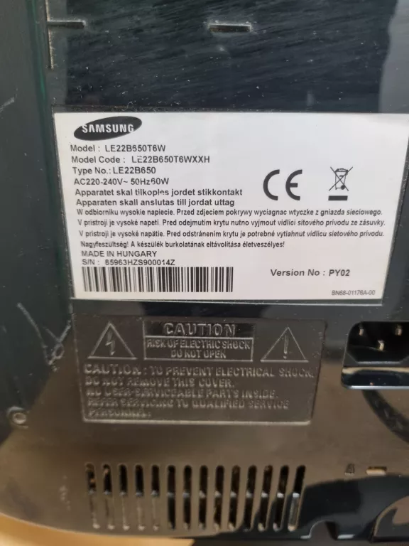 TV LCD SAMSUNG  LE22B650
