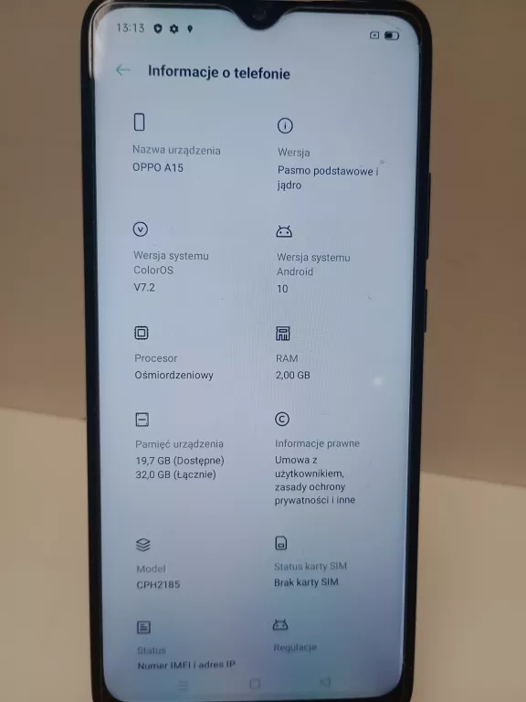 TELEFON OPPO A15 2/32GB